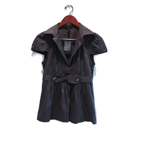 BCBG Tops - NWT BCBG MaxAzaria blouse, size Small, in blue
